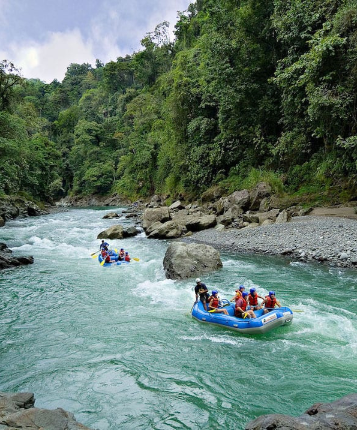 White water rafting in Costa Rica