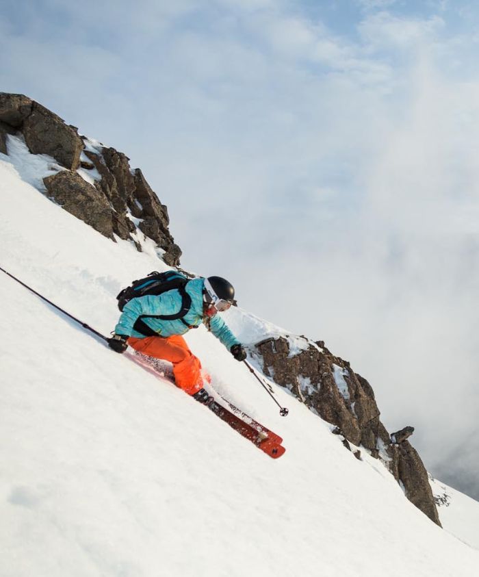 Heli-skiing in Greenland for a luxury Greenland yacht charter expedition