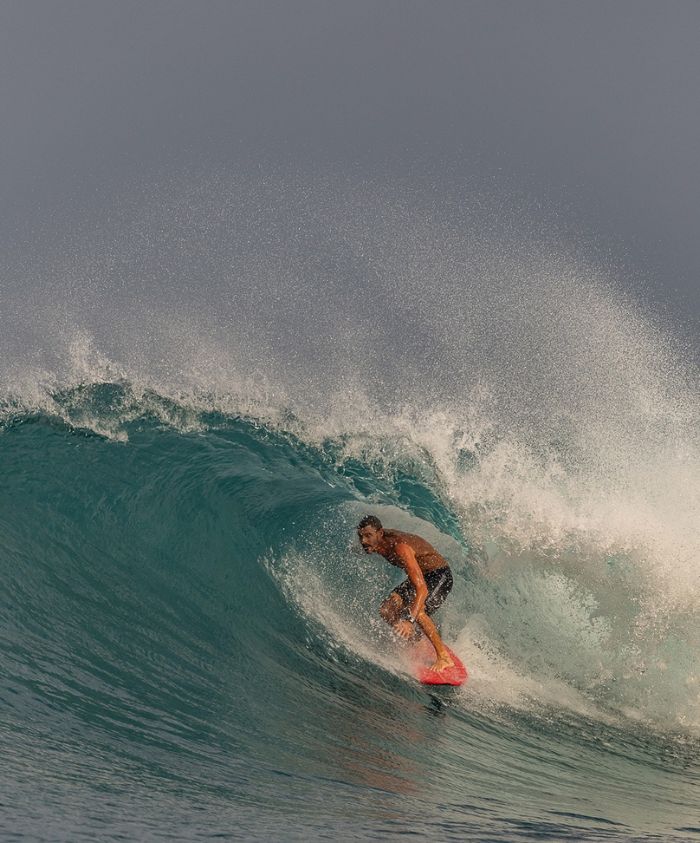 Perfect wave at Lance's Right, Mentawai Islands, Indonesia surf charter