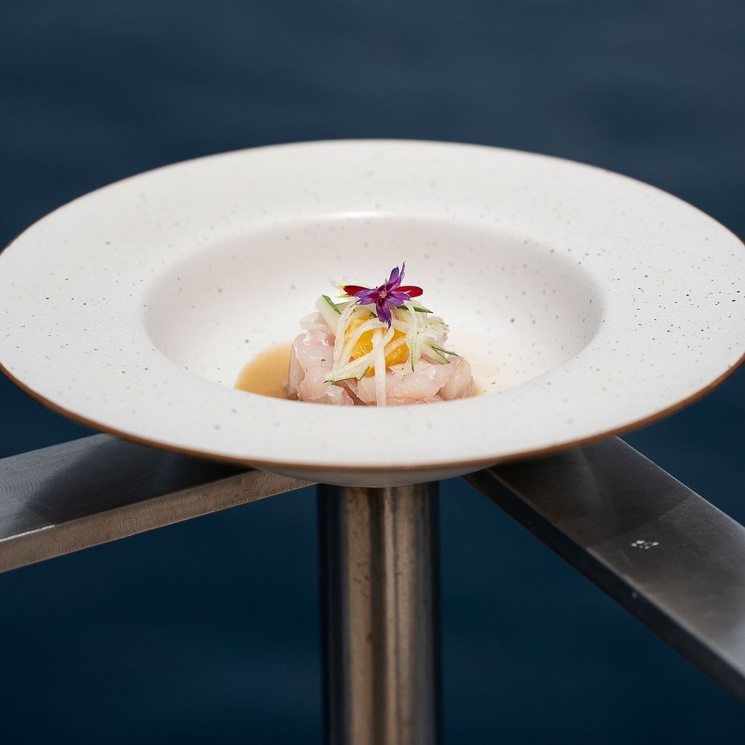 Onboard dining aboard SILOINA luxury surf charter yacht, Indonesia