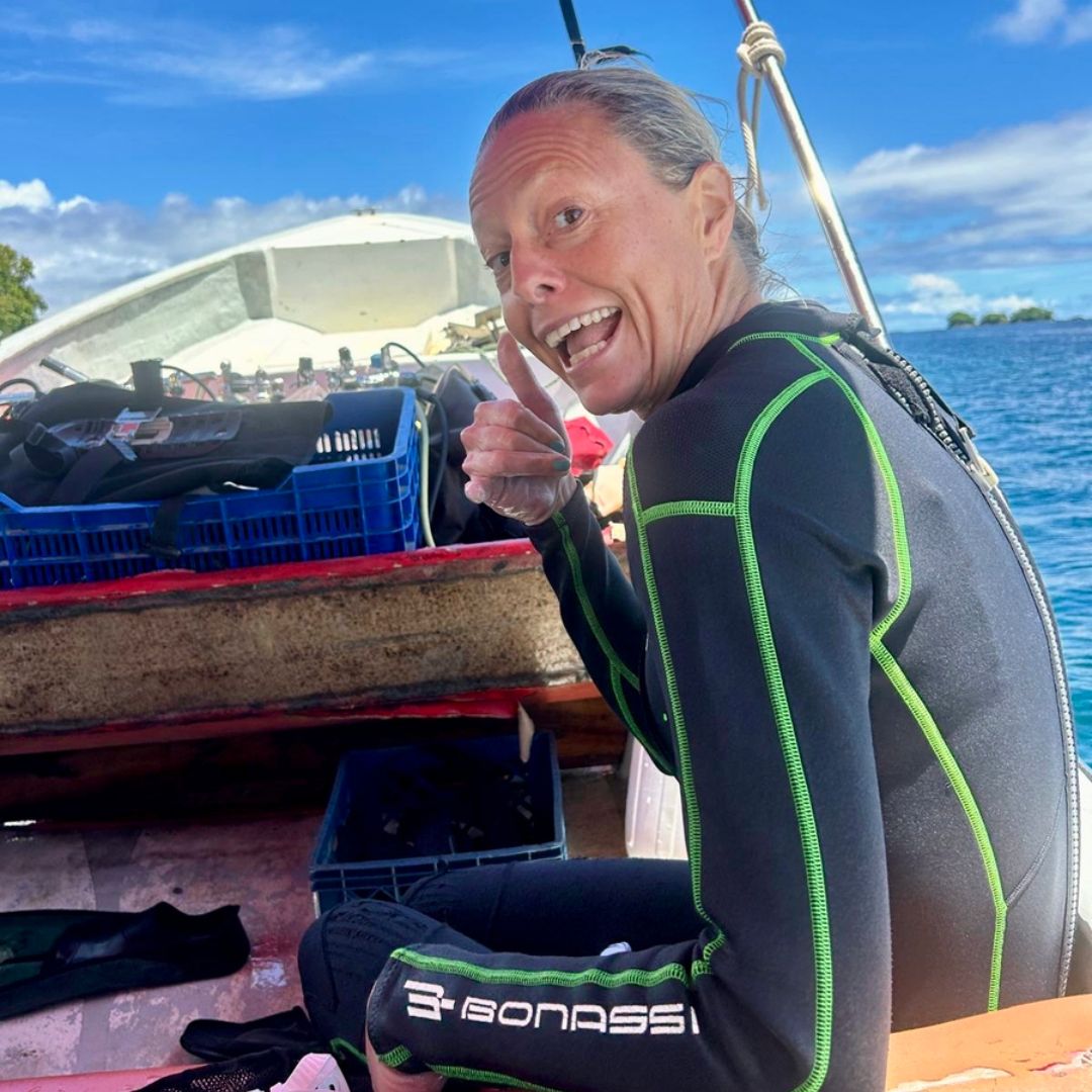 Snorkelling from luxury yacht in Coiba National Park, Panama