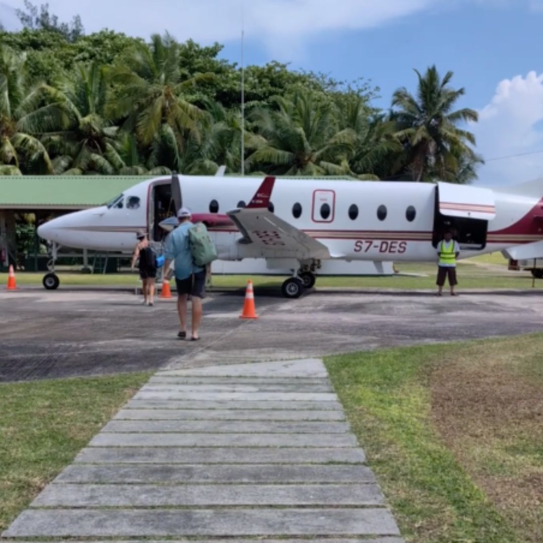 Seychelles yachting expedition, Private jet in the Seychelles