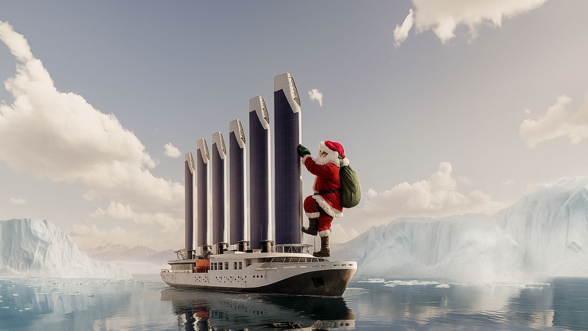 Christmas on a yacht
